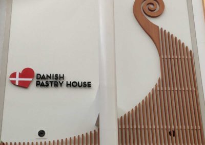 Danish Pastry House Store front Sign