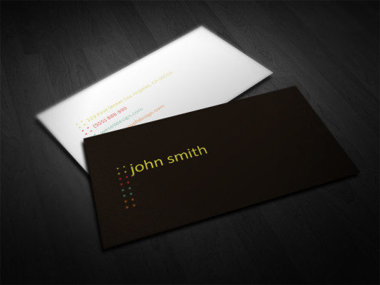 Business Cards layout